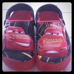 Lighting Mc Queen light up crocs